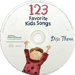 Cover Artwork for 123 Favorite Kids Songs, Disc 3 (Alternate Image by Nook Fulloption from the Noun Project modified by John Fenley)