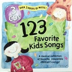 Cover Artwork for 123 Favorite Kids Songs, Disc 1 (Alternate Image by Nook Fulloption from the Noun Project modified by John Fenley)